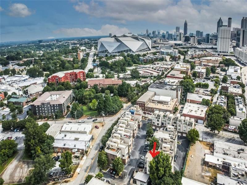 Trendy Castleberry Hill Condo- Walk To Mercedes Benz/ All Downtown Attractions Atlanta Exterior foto